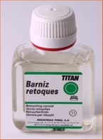 BARNIZ CUADROS RETOQUES TITAN 250 00 ml 