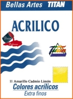 ACRILIC TITAN N   011 AMARILLO CADMIO LIMON 60 00 ml 