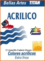 ACRILIC TITAN N   015 AMARILLO CADMIO OSCURO 60 00 ml 