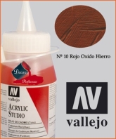 ACRYLIC STUDIO N   10 ROJO OXIDO DE HIERRO 200 00 ml 