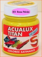 ACUALUX SATINADO N   831 ROSA PALIDO 75 00 ml 