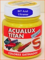 ACUALUX SATINADO N   847 AZUL ULTRAMAR 75 00 ml 